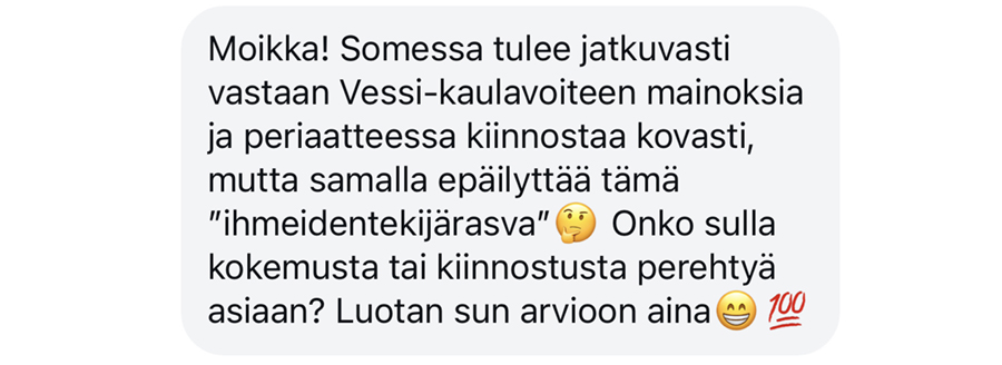 Vessi kaulavoide